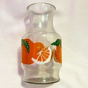 Orange Juice Glass Pitcher/Carafe Vintage Anchor Hocking  Vintage